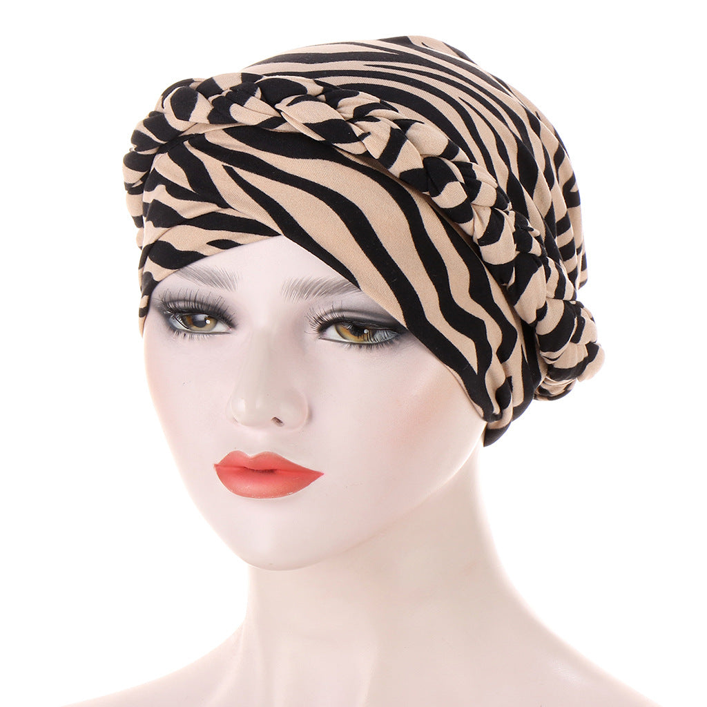 Short braids can be hidden under headscarves and hats
