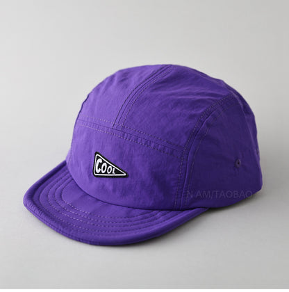 Short-Brimmed Five-Panel Quick-Dry Baseball Cap