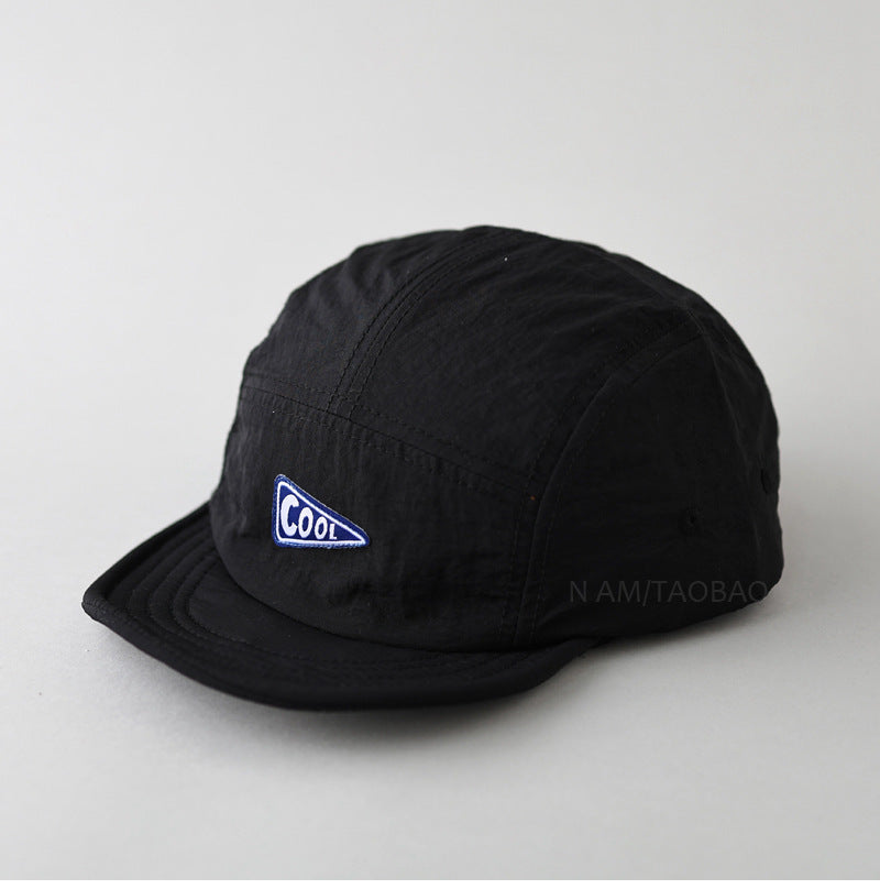 Short-Brimmed Five-Panel Quick-Dry Baseball Cap
