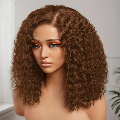 Short Curly Synthetic Lace Front Wig