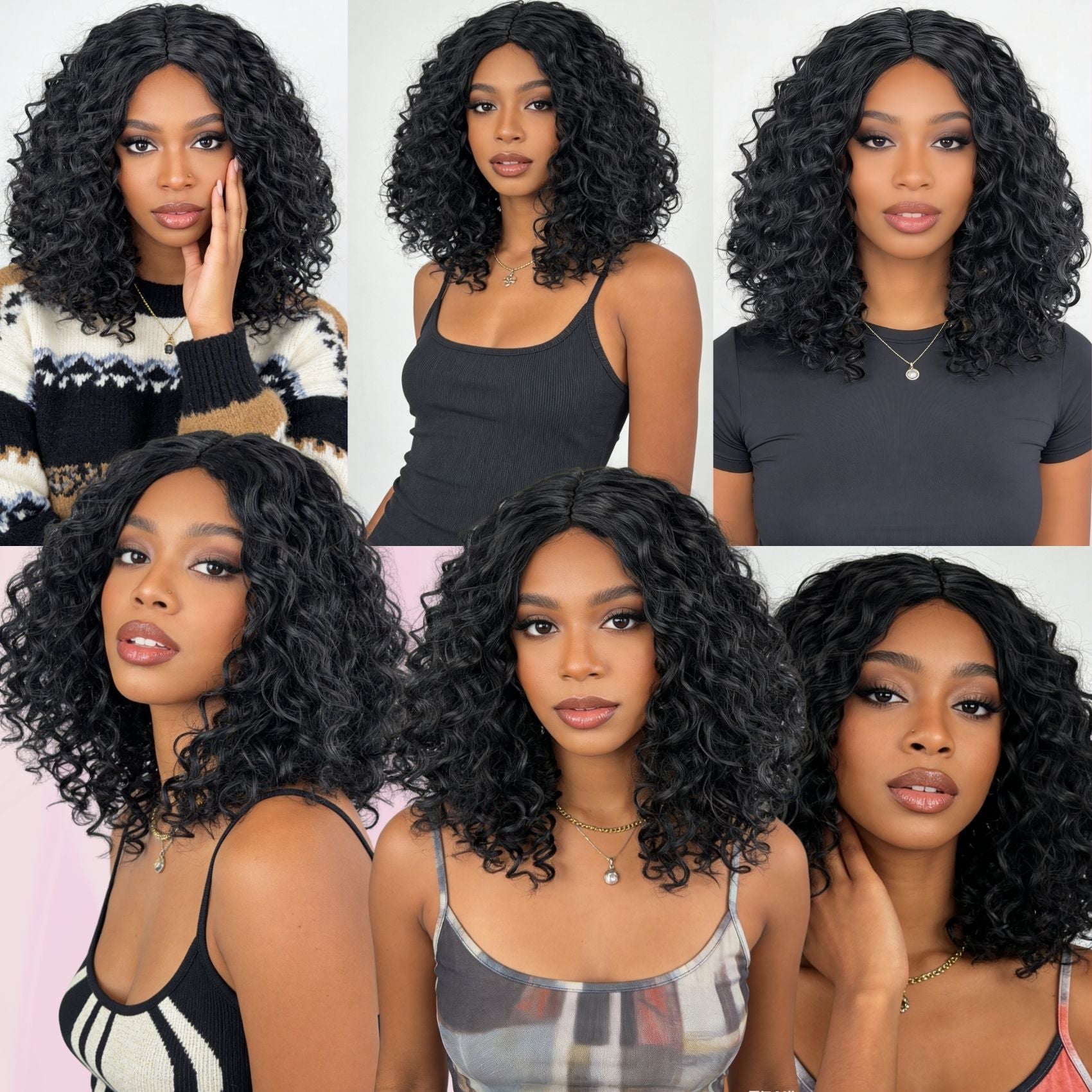 Short Curly Synthetic Wig