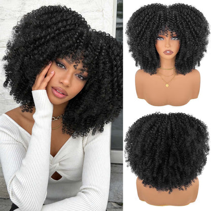 Short Curly Synthetic Wigs