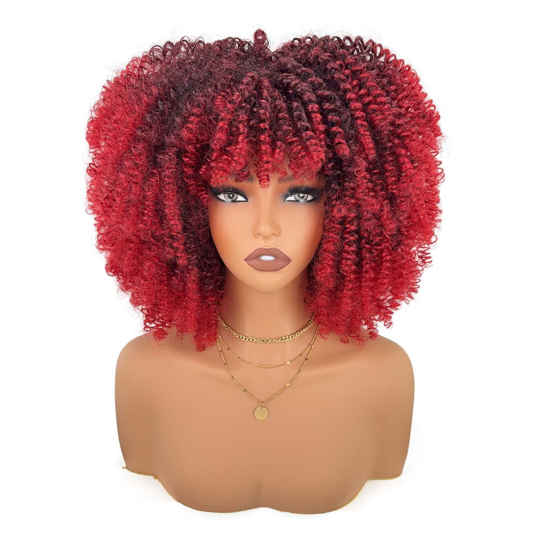 Short Curly Synthetic Wigs
