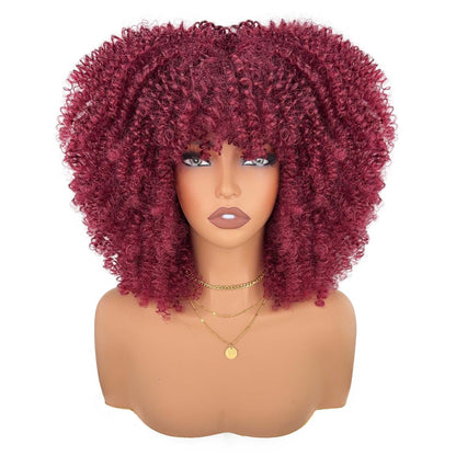 Short Curly Synthetic Wigs
