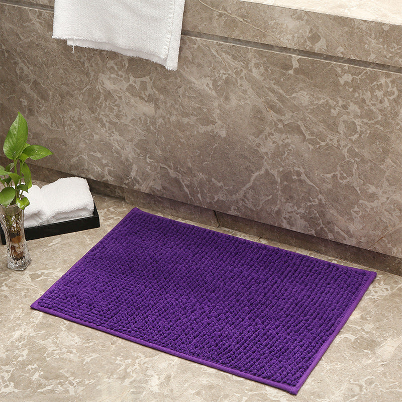 Short Hair Chenille Non-Slip Absorbent Floor Mat for Home Use