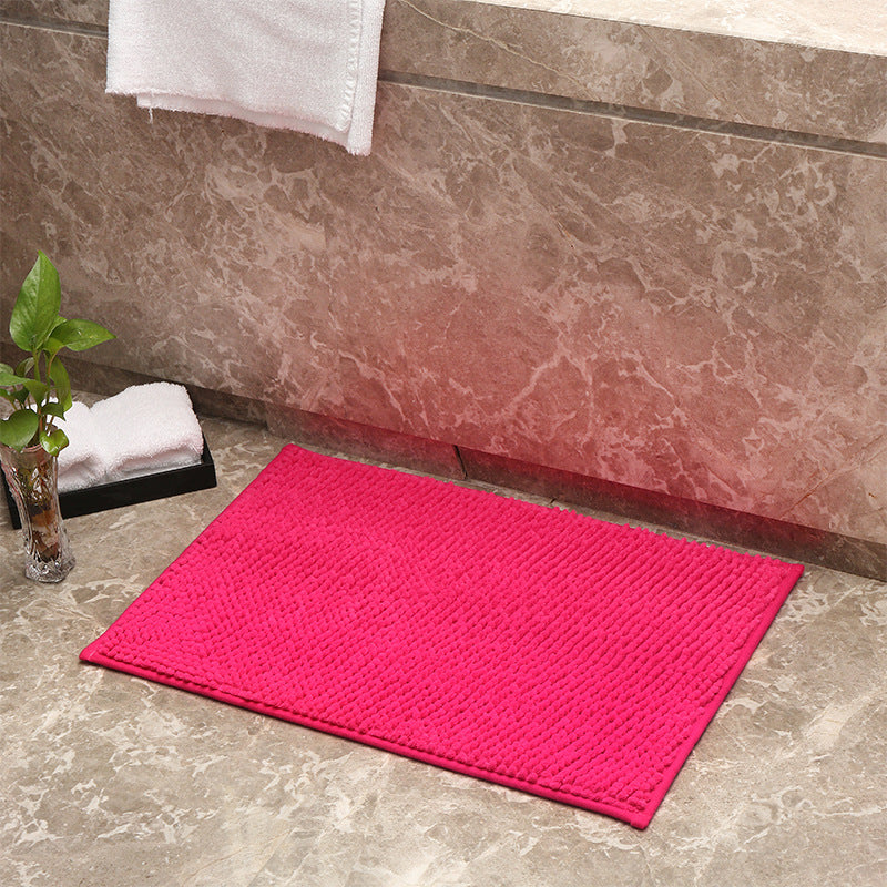 Short Hair Chenille Non-Slip Absorbent Floor Mat for Home Use
