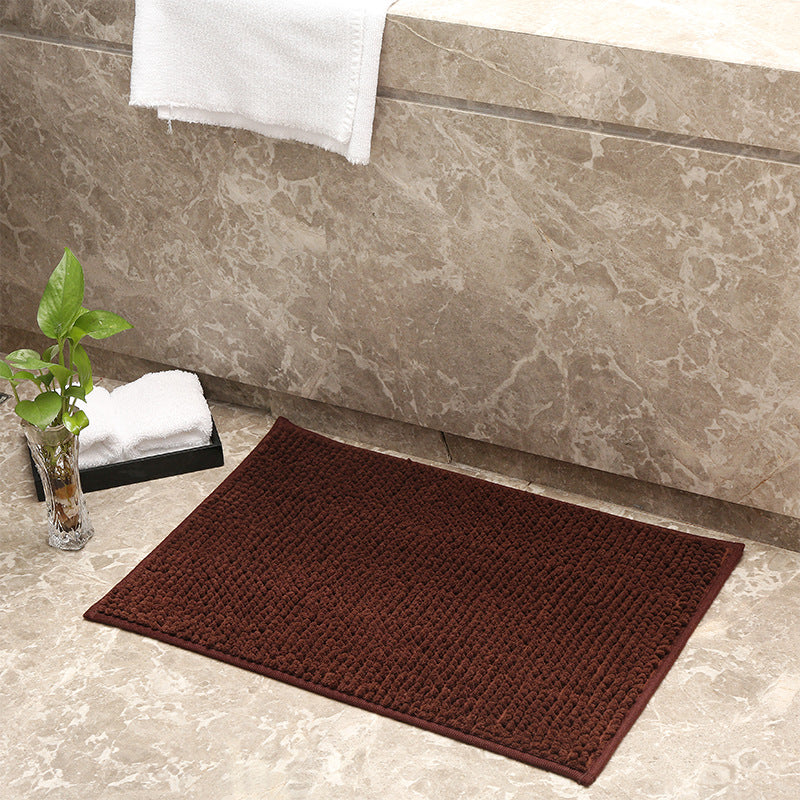 Short Hair Chenille Non-Slip Absorbent Floor Mat for Home Use
