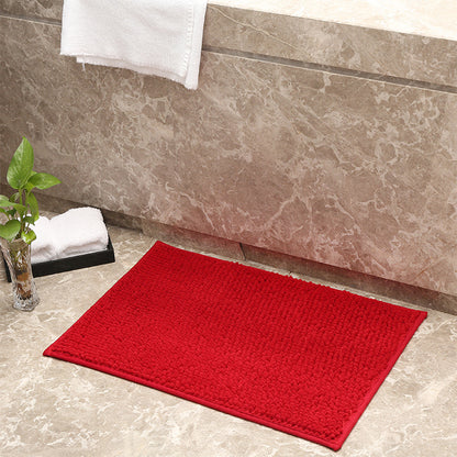 Short Hair Chenille Non-Slip Absorbent Floor Mat for Home Use