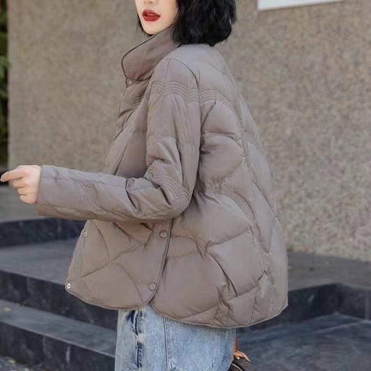 Short Lightweight Down Jacket for Women