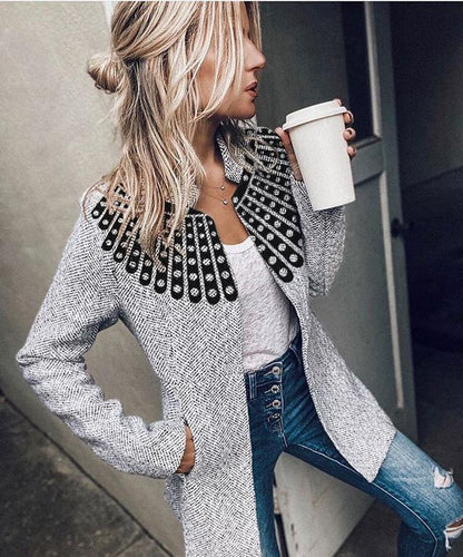 Short Lined Woolen Coat