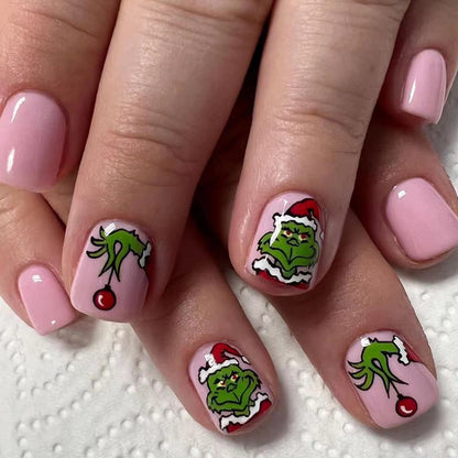 Short nail stickers