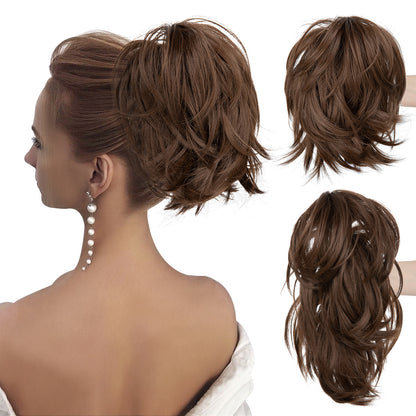 Short ponytail hairpiece