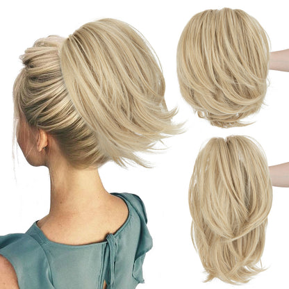 Short ponytail hairpiece