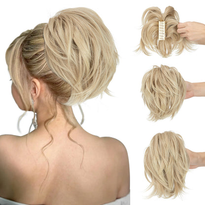Short ponytail hairpiece
