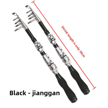 Short section small fishing rod
