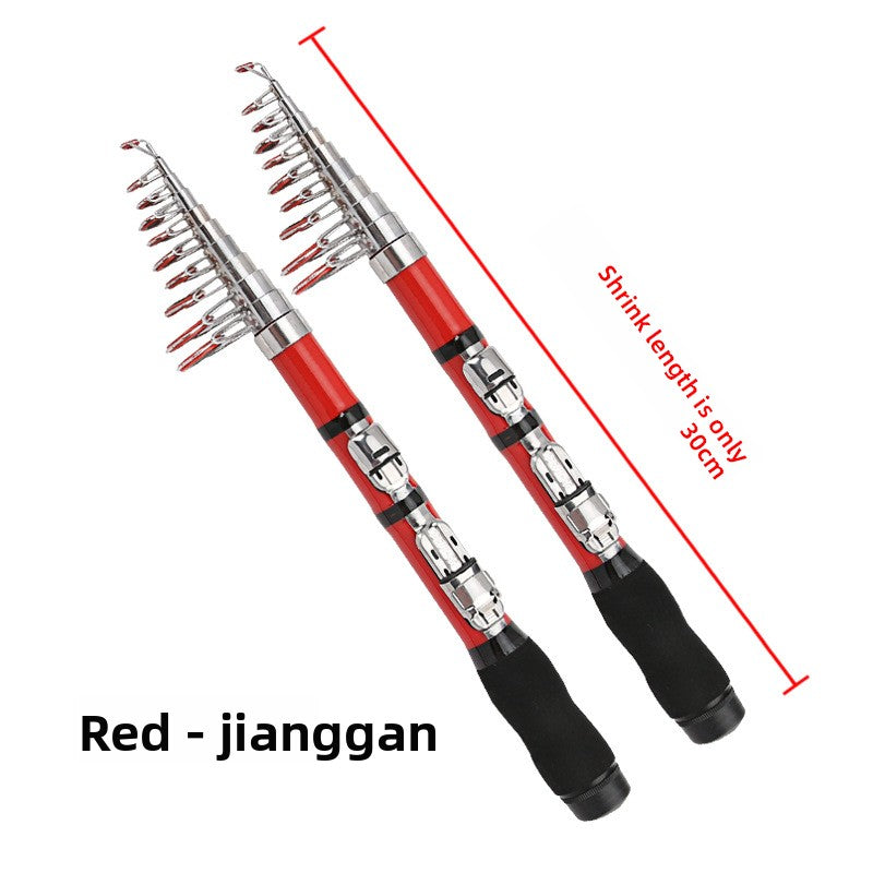 Short section small fishing rod