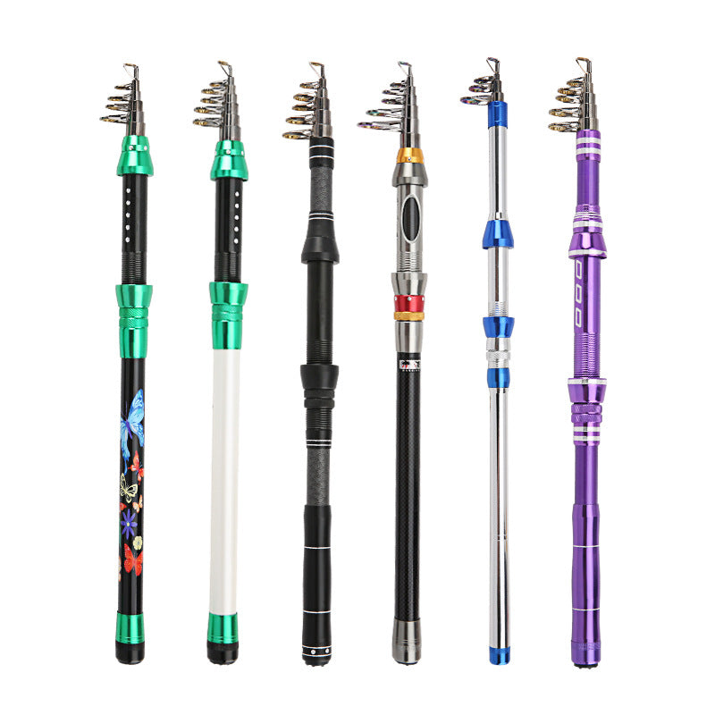 Short section small fishing rod