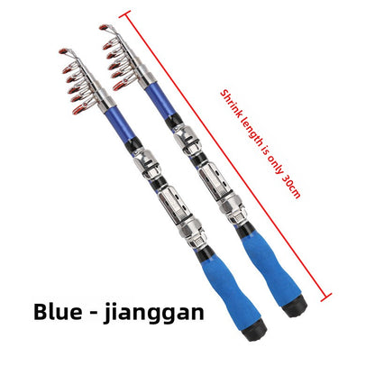 Short section small fishing rod