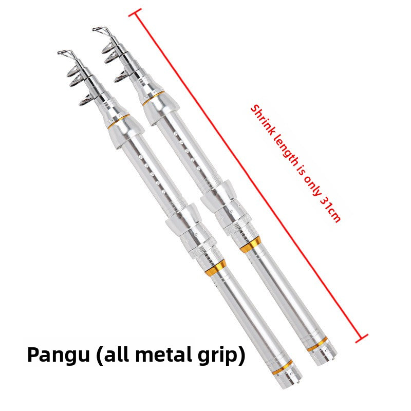 Short section small fishing rod