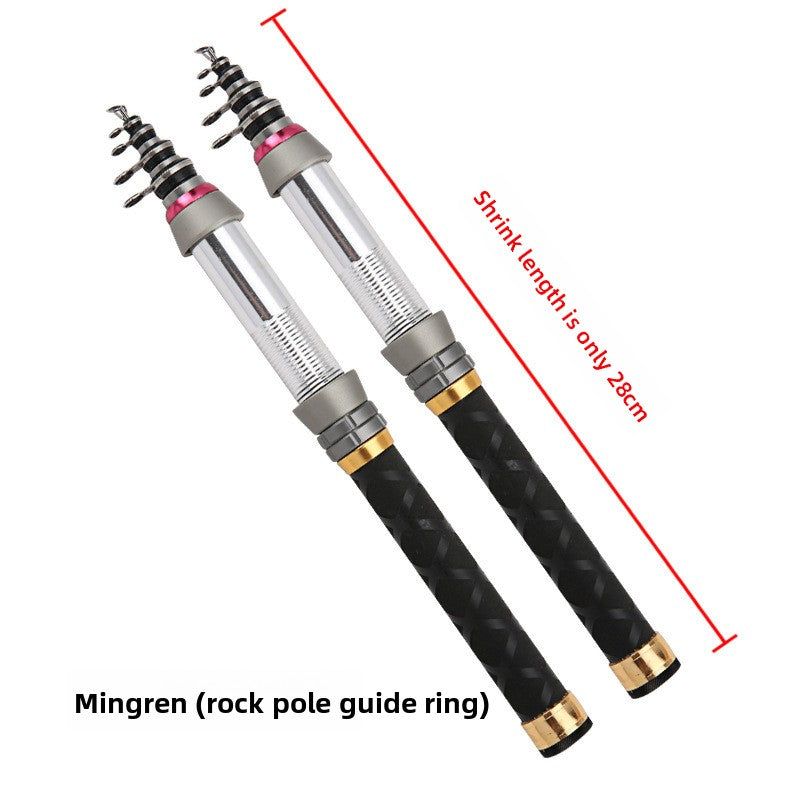 Short section small fishing rod