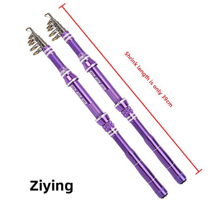 Short section small fishing rod