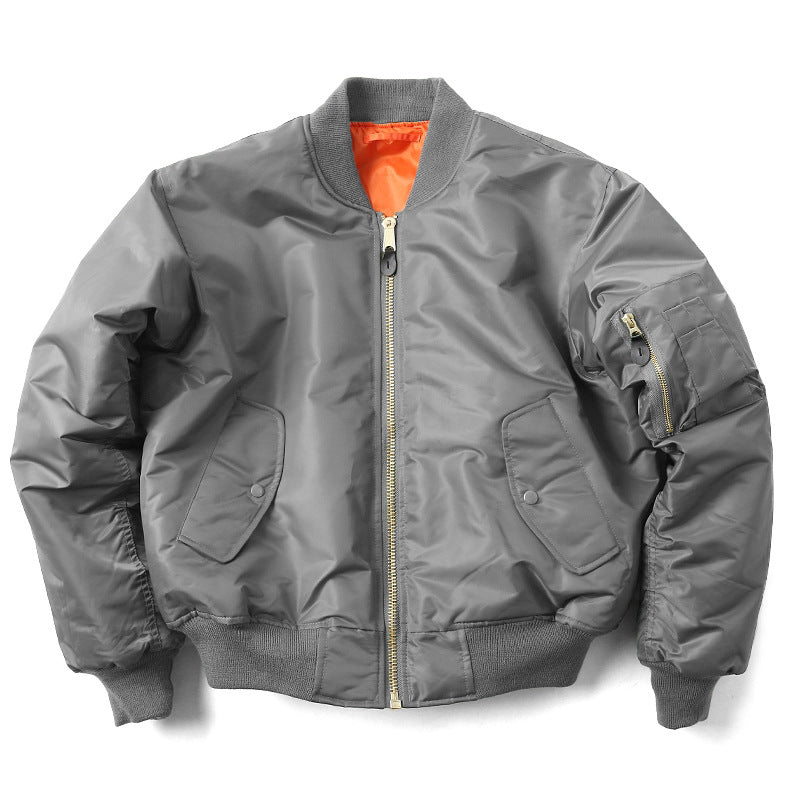 Short-sleeved cotton-padded jacket