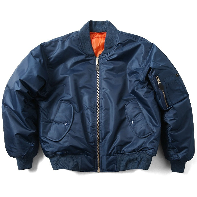 Short-sleeved cotton-padded jacket