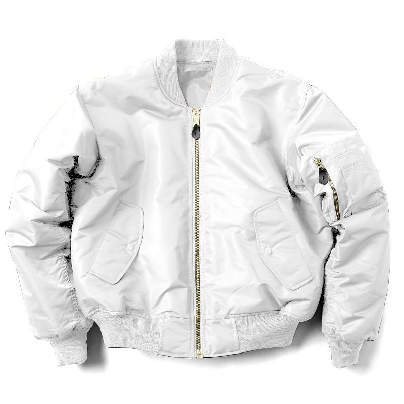 Short-sleeved cotton-padded jacket