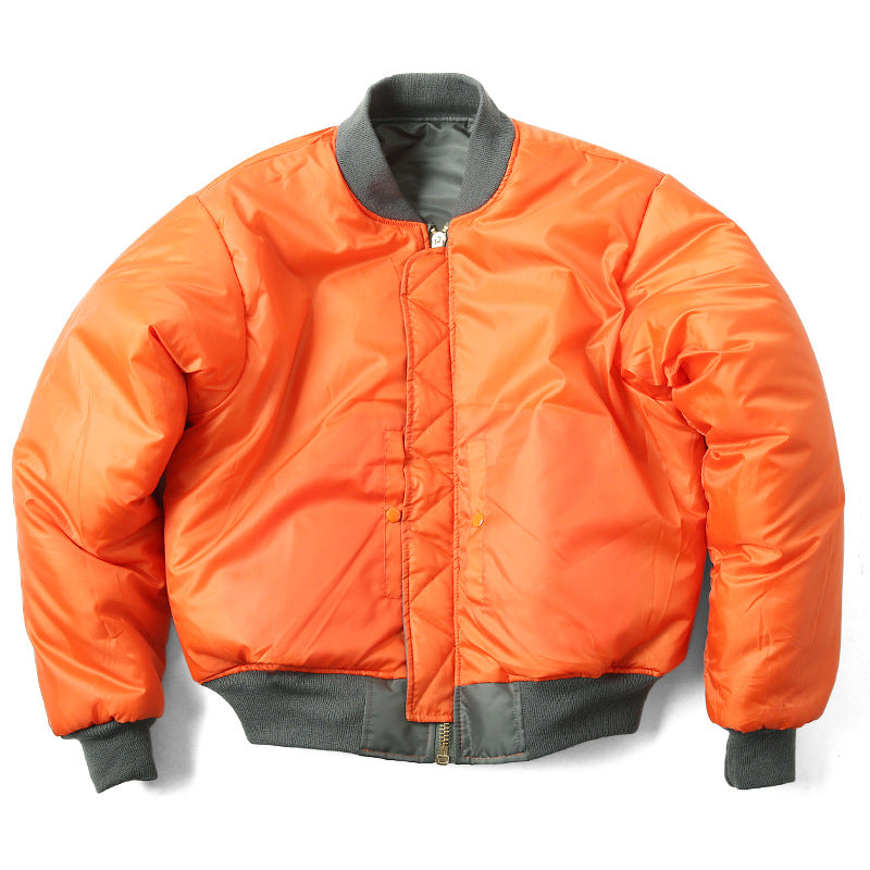 Short-sleeved cotton-padded jacket