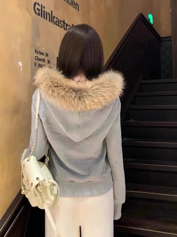 Short-sleeved jacket hoodie