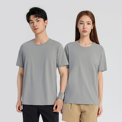 Short-sleeved men's round neck T-shirt