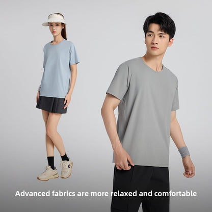 Short-sleeved men's round neck T-shirt