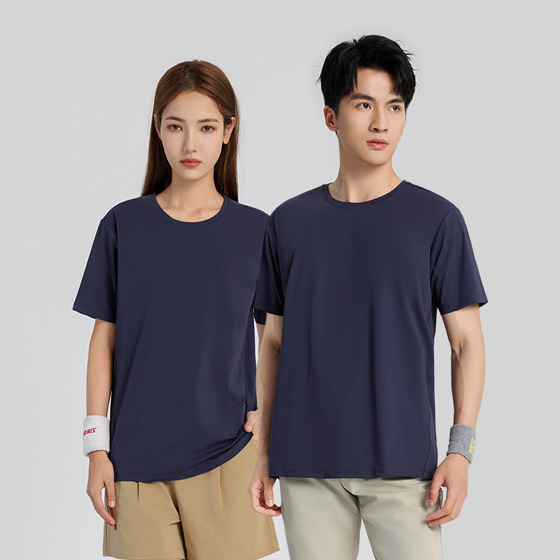 Short-sleeved men's round neck T-shirt