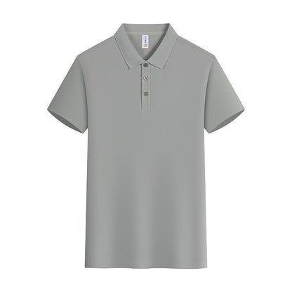 Short-sleeved plain-colored casual T-shirt