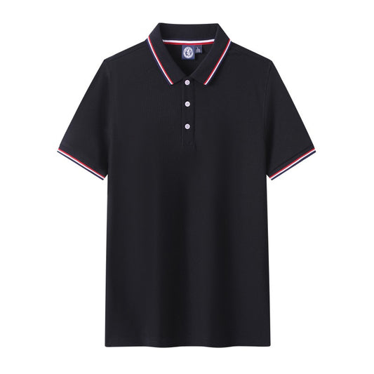 Short-sleeved polo shirt for men's summer workwear