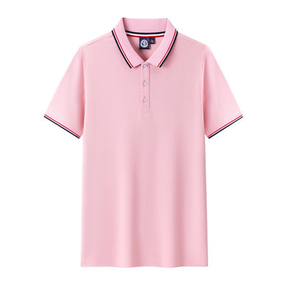 Short-sleeved polo shirt for men's summer workwear