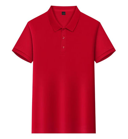 Short-sleeved polo shirt for men's summer workwear