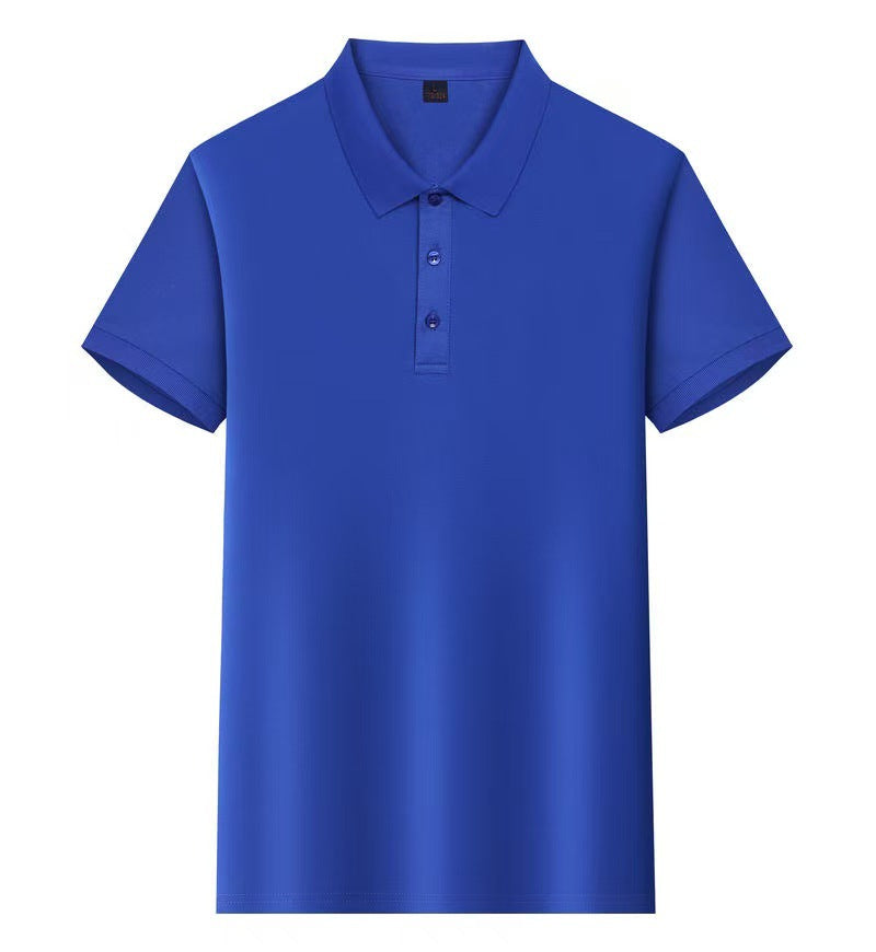 Short-sleeved polo shirt for men's summer workwear