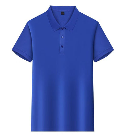 Short-sleeved polo shirt for men's summer workwear