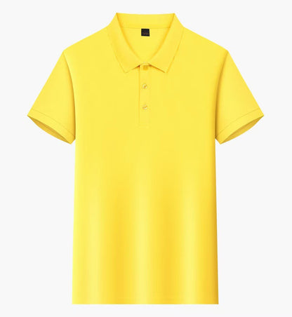 Short-sleeved polo shirt for men's summer workwear