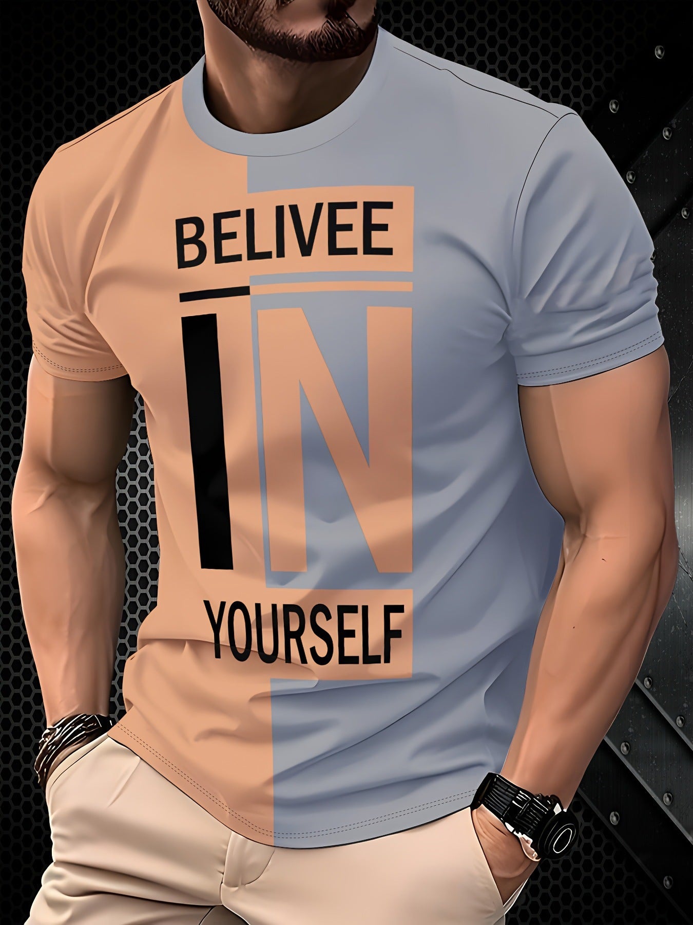 Short-Sleeved Printed T-Shirt Tops
