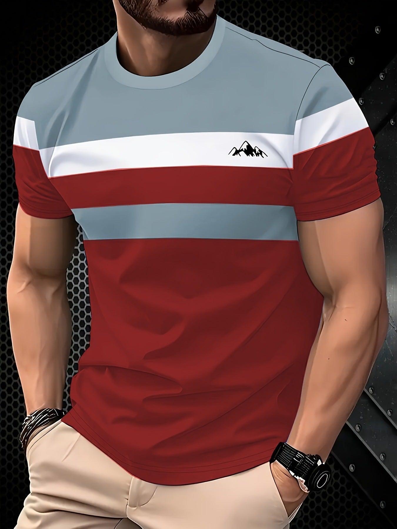 Short-Sleeved Printed T-Shirt Tops