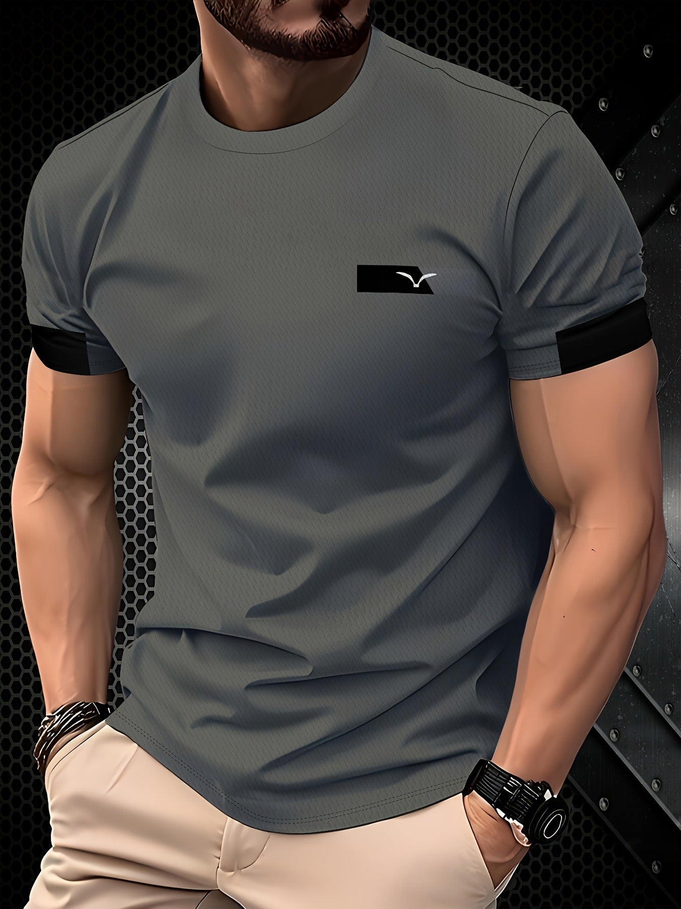 Short-Sleeved Printed T-Shirt Tops