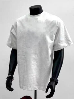 400g heavyweight t-shirt snow white