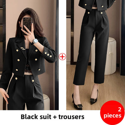 Short-sleeved suit set