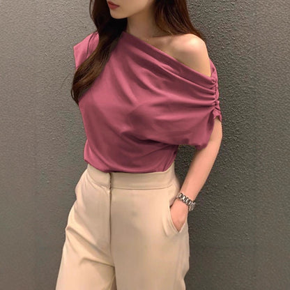 Short-sleeved T-shirt for girls