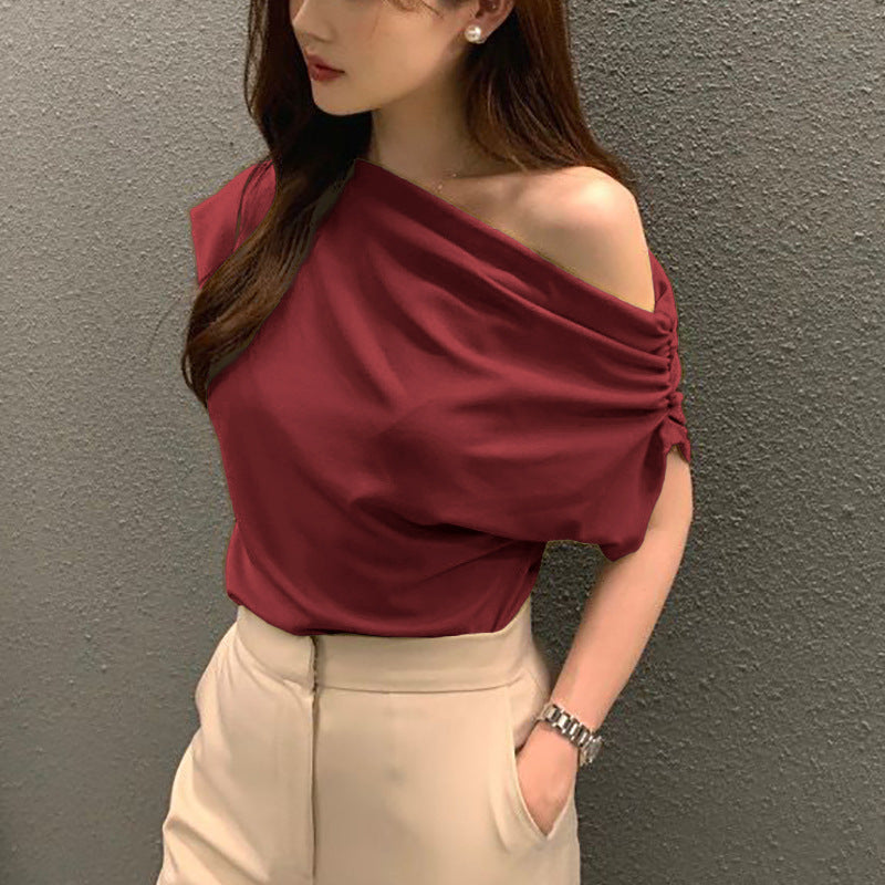 Short-sleeved T-shirt for girls