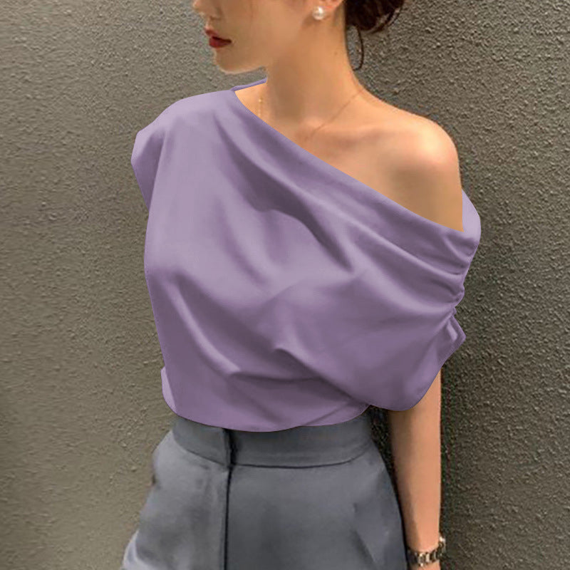 Short-sleeved T-shirt for girls