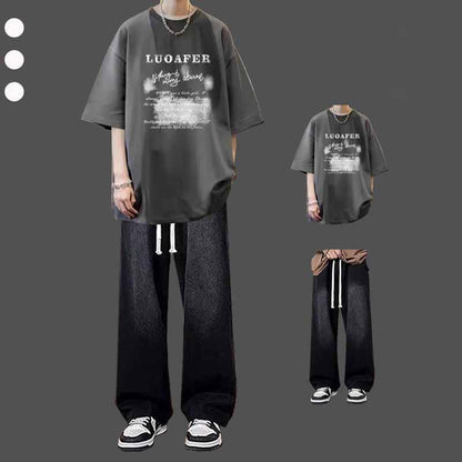 Short-sleeved T-shirt Men's Summer Suit
