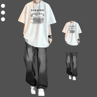 Short-sleeved T-shirt Men's Summer Suit